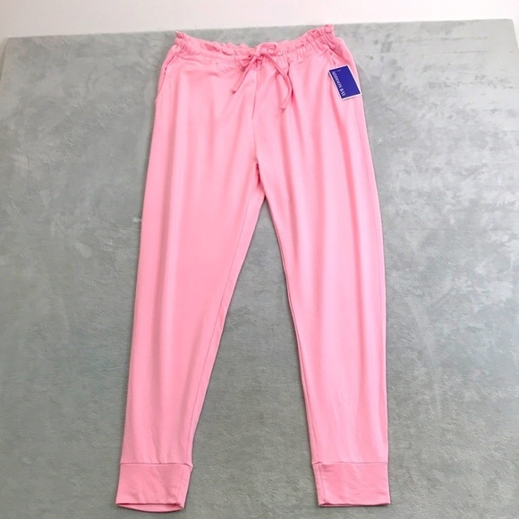 Addison Bay Pink Lovie Sweatpants Size L New - Picture 1 of 12
